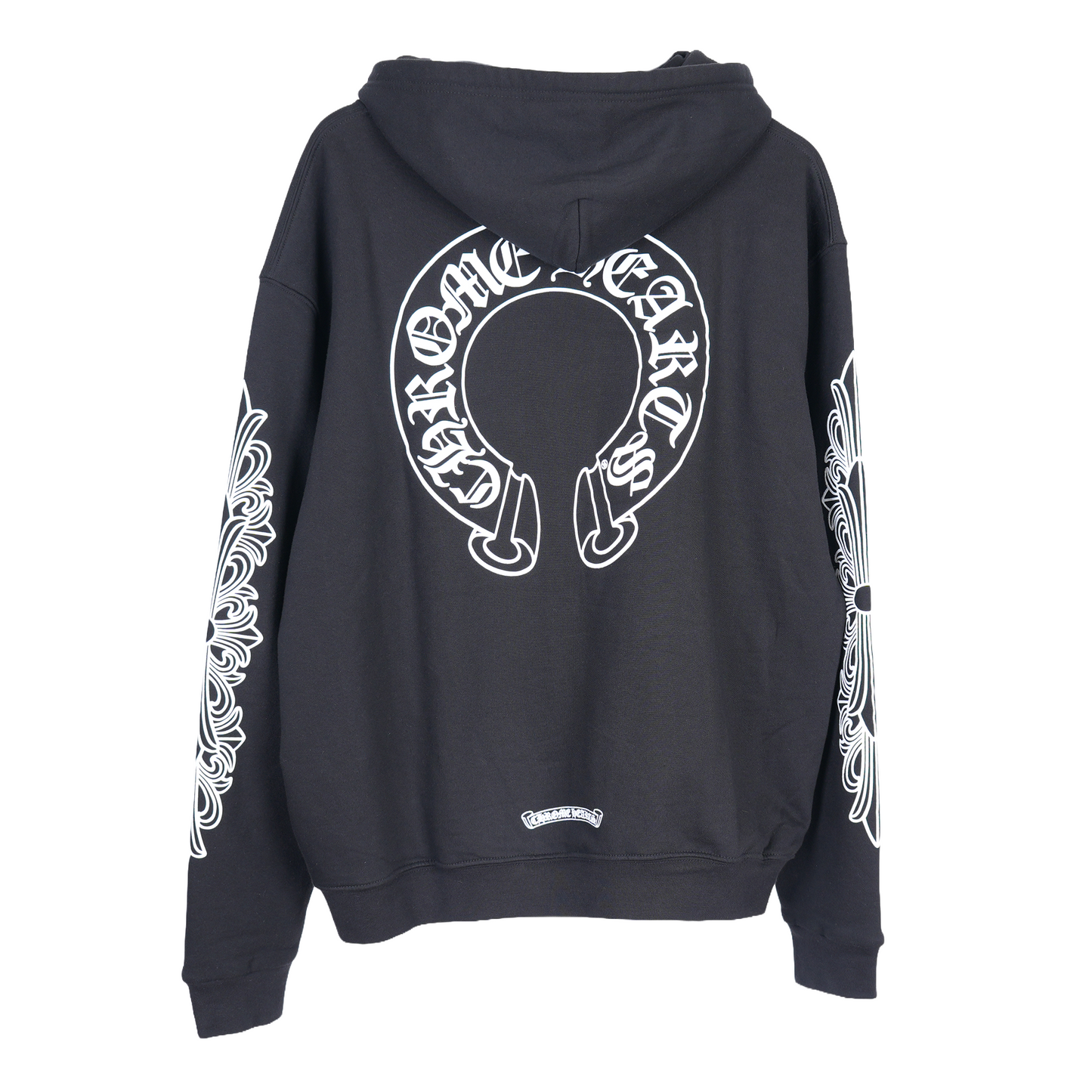 FLORAL HORSESHOE ZIP UP THERMAL HOODIE
