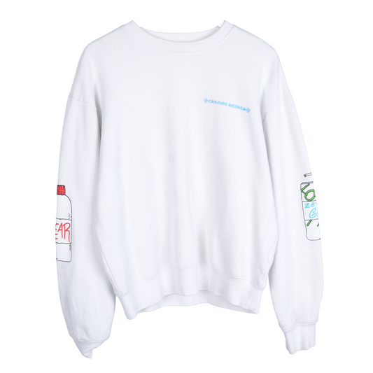 Chrome Hearts Matty Boy RetroCycle White Crewneck