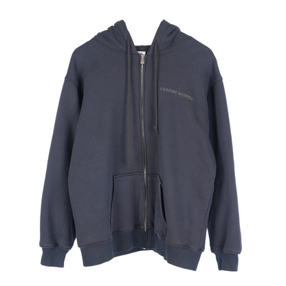 CHROME HEARTS VINTAGE PLUS CROSS THERMAL ZIP UP HOODIE