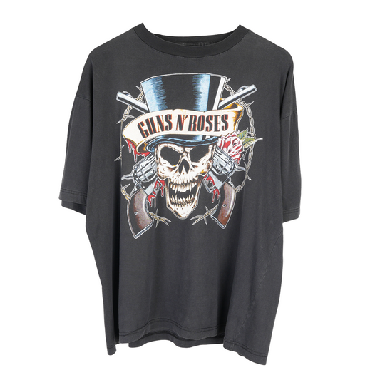 VINTAGE 90'S GUNS N'ROSES FADED SKULL TEE