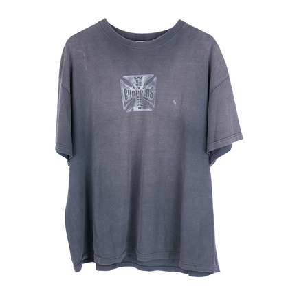 VINTAGE WCC WEST COAST CHOPPERS FADED PURPLE LONG BEACH T-SHIRT