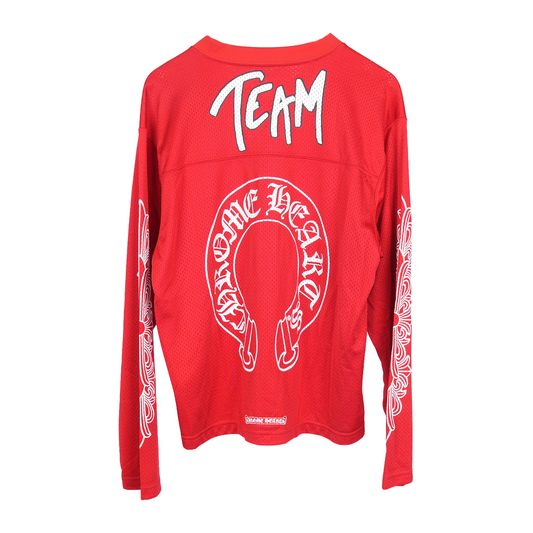 RED MESH 'FORM' CH TEAM STADIUM LONG SLEEVE JERSEY MATTY BOY