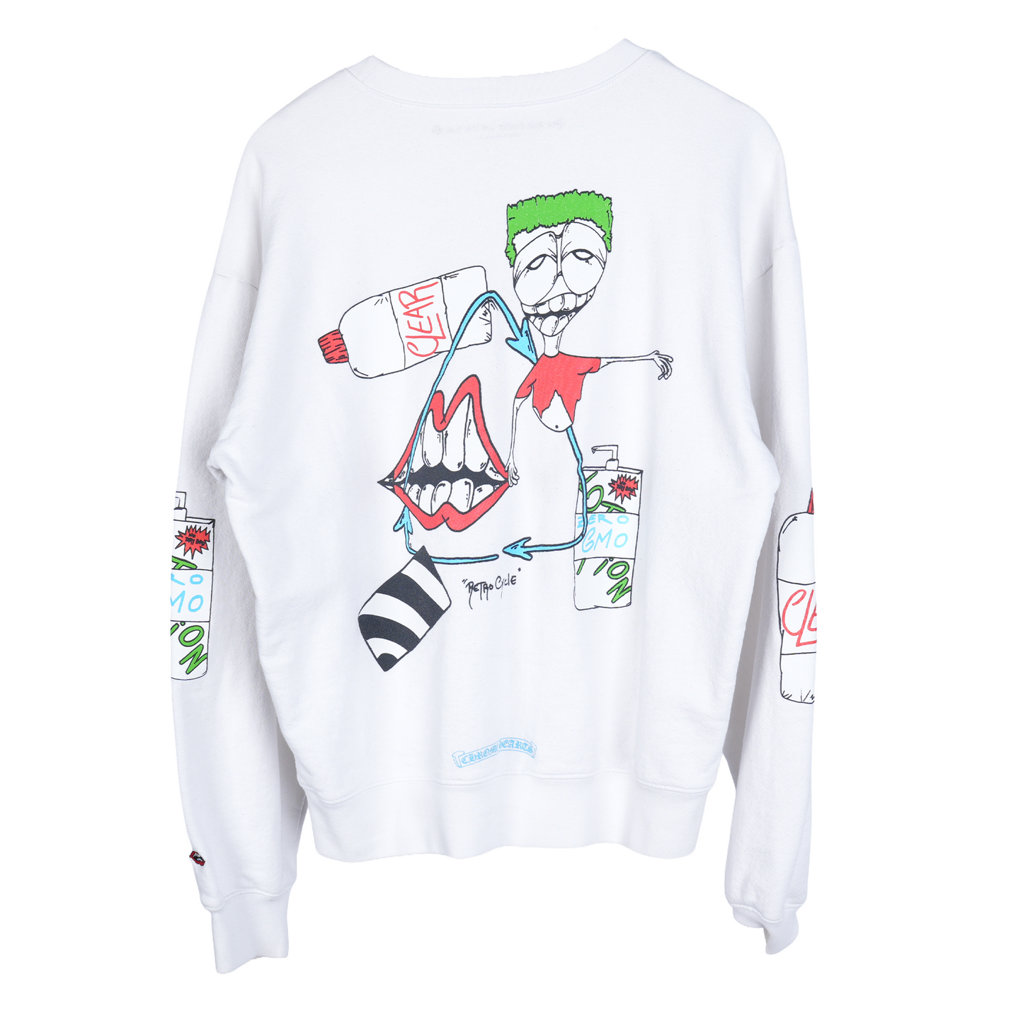 Matty Boy RetroCycle White Crewneck