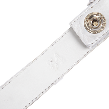 CHROME HEARTS 1 INCH CH BUCKLE WITH WHITE STRAP