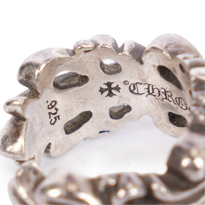 CHROME HEARTS DOUBLE FLORAL RING