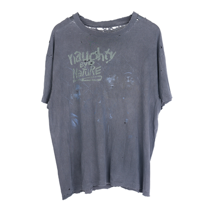 VINTAGE THRASHED NAUGHTY BY NATURE TEE