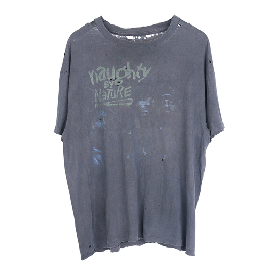 VINTAGE THRASHED NAUGHTY BY NATURE TEE