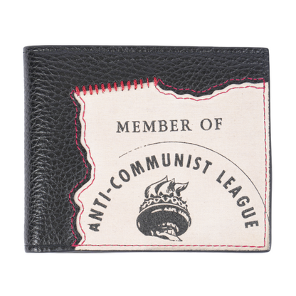 ENFANTS RICHES DÉPRIMÉS 'MEMBER OF ANTI-COMMUNIST LEAGUE' BIFOLD WALLET