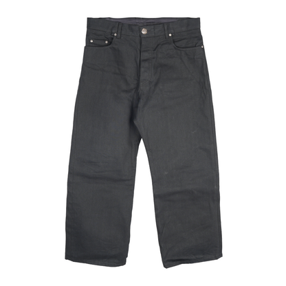 CHROME HEARTS BLACK KS CUT SELVEDGE DENIM