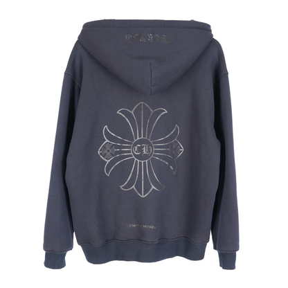 CHROME HEARTS VINTAGE PLUS CROSS THERMAL ZIP UP HOODIE
