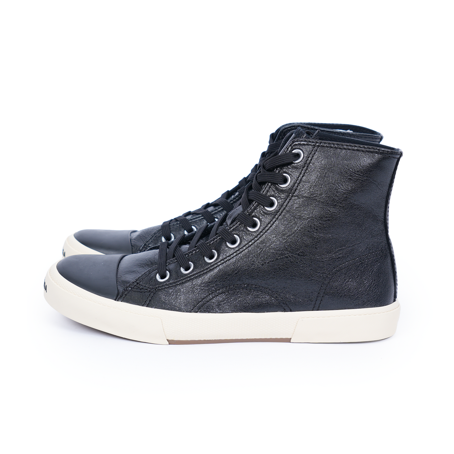 BALENCIAGA HIGH TOP LEATHER SNEAKERS