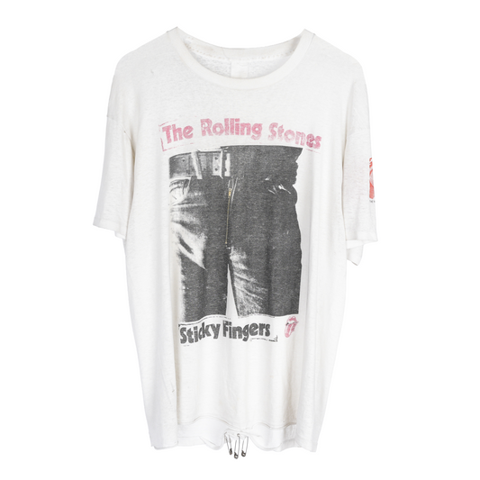 VINTAGE ROLLING STONES PAPER THIN 1989 STICKY FINGER TEE