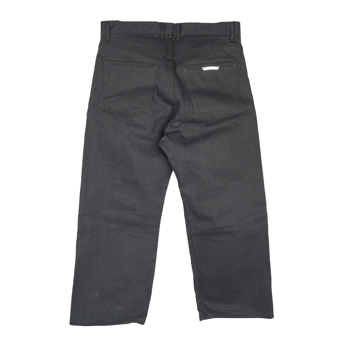 CHROME HEARTS BLACK KS CUT SELVEDGE DENIM