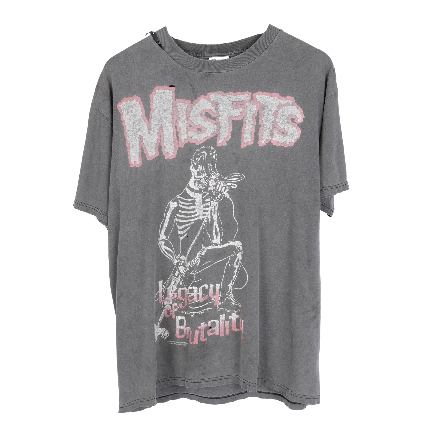 VINTAGE FADED MISFITS LEGACY OF BRUTALITY TEE