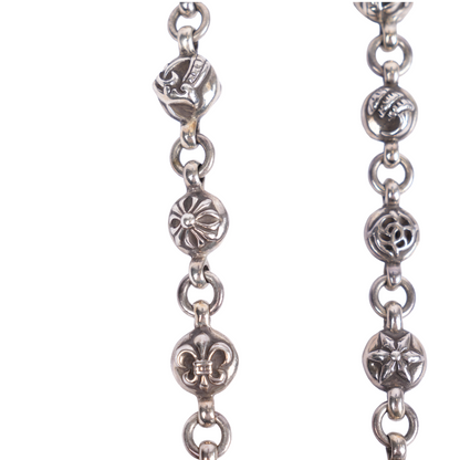 CHROME HEARTS MULTI-ELEMENT LOBSTER CLASP WALLET CHAIN