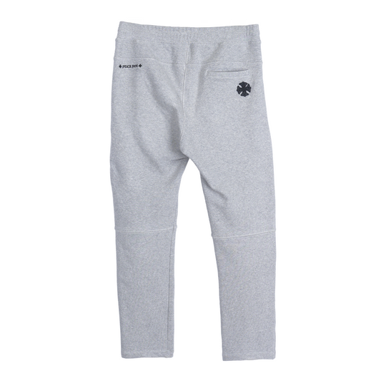 CHROME HEARTS GREY ROAD MAN TRACK SWEATPANTS