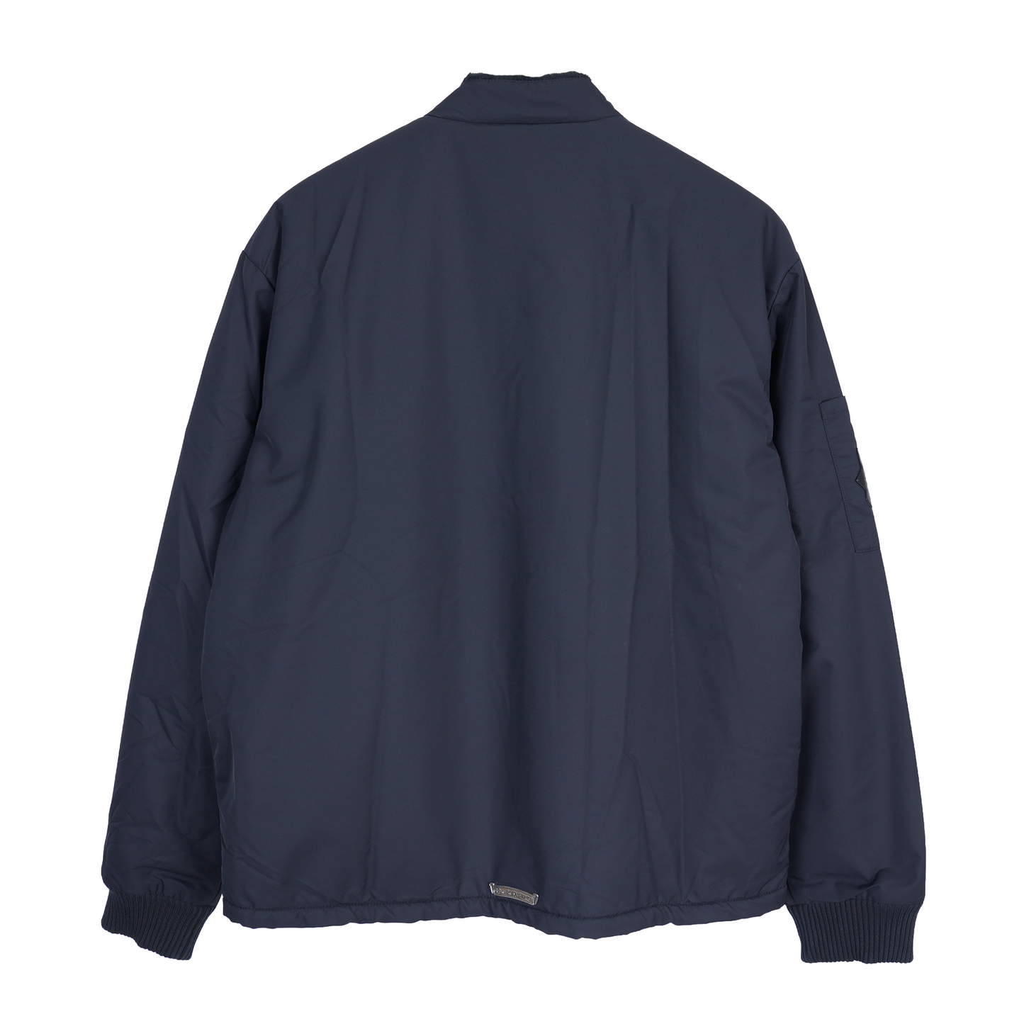 CHROME HEARTS NAVY TRIPLE CROSS COBRA RACING JACKET
