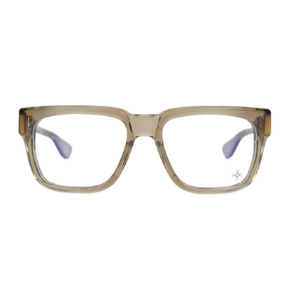 CHROME HEARTS CLEAR GREEN BOX-OFFICER GLASSES