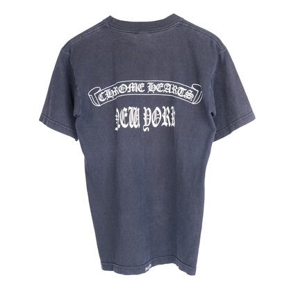 CHROME HEARTS VINTAGE FADED NYC POCKET T-SHIRT