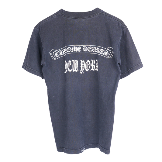 CHROME HEARTS VINTAGE FADED NYC POCKET T-SHIRT