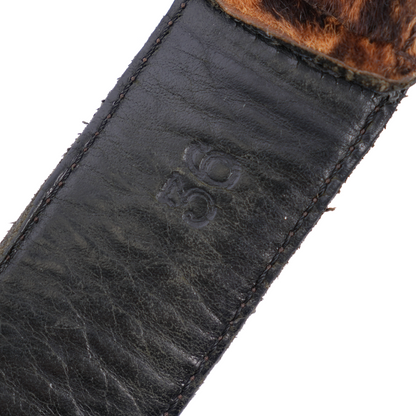 CHROME HEARTS CHEETAH 3 PIECE WESTERN BELT