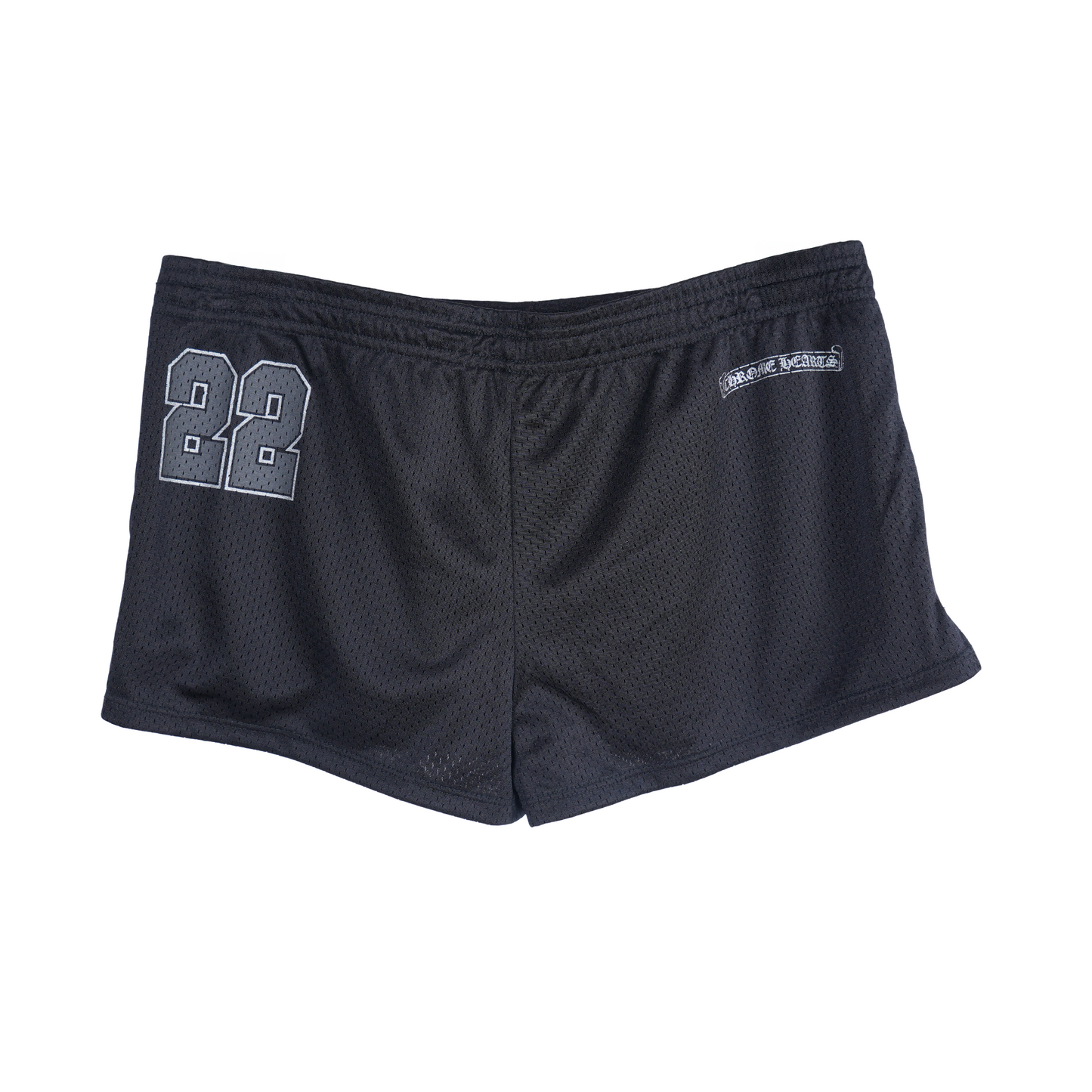 CHROME HEARTS "CH" LOGO WOMENS MESH SHORTS