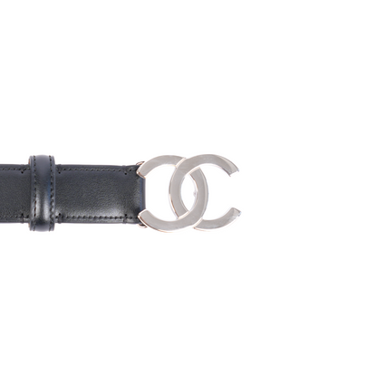 CHANEL MEN'S 1 INCH LOGO BELT men's size 36
