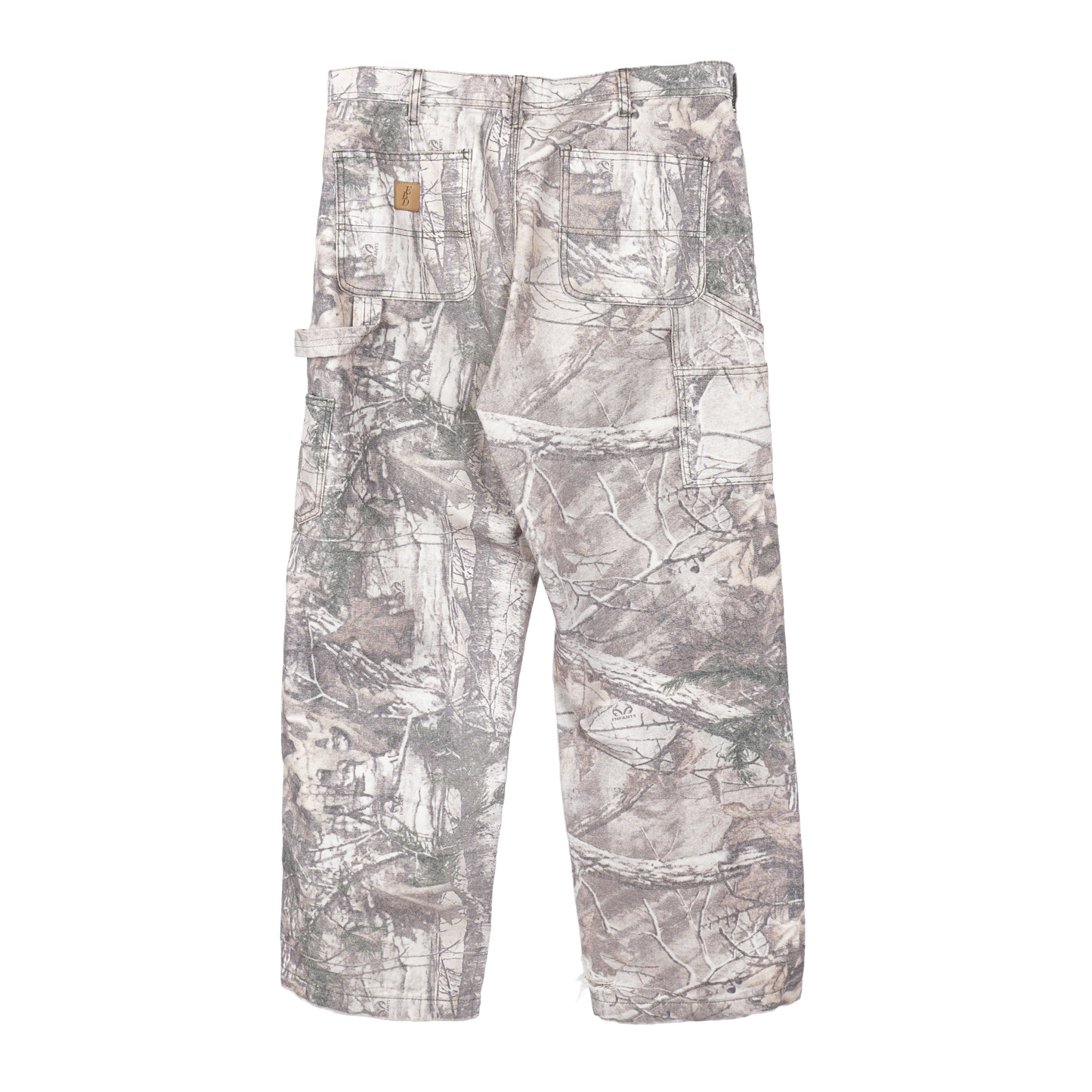 ERD Real Tree Distressed Camo Carpenter Pants SZ 34