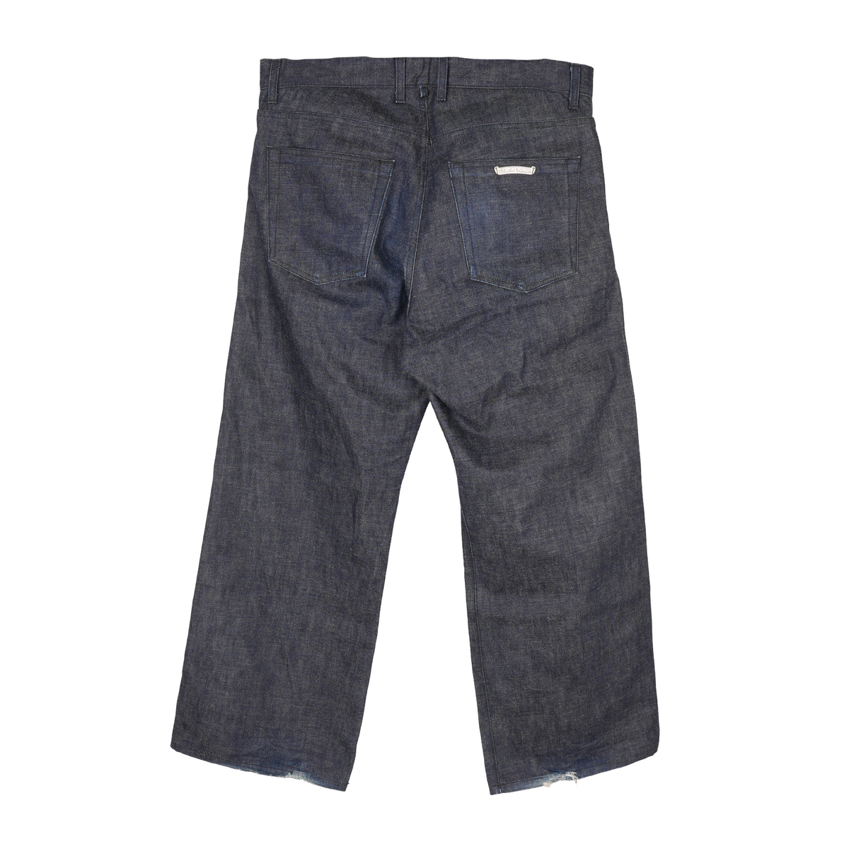 CHROME HEARTS INDIGO KS CUT JEANS SZ 34