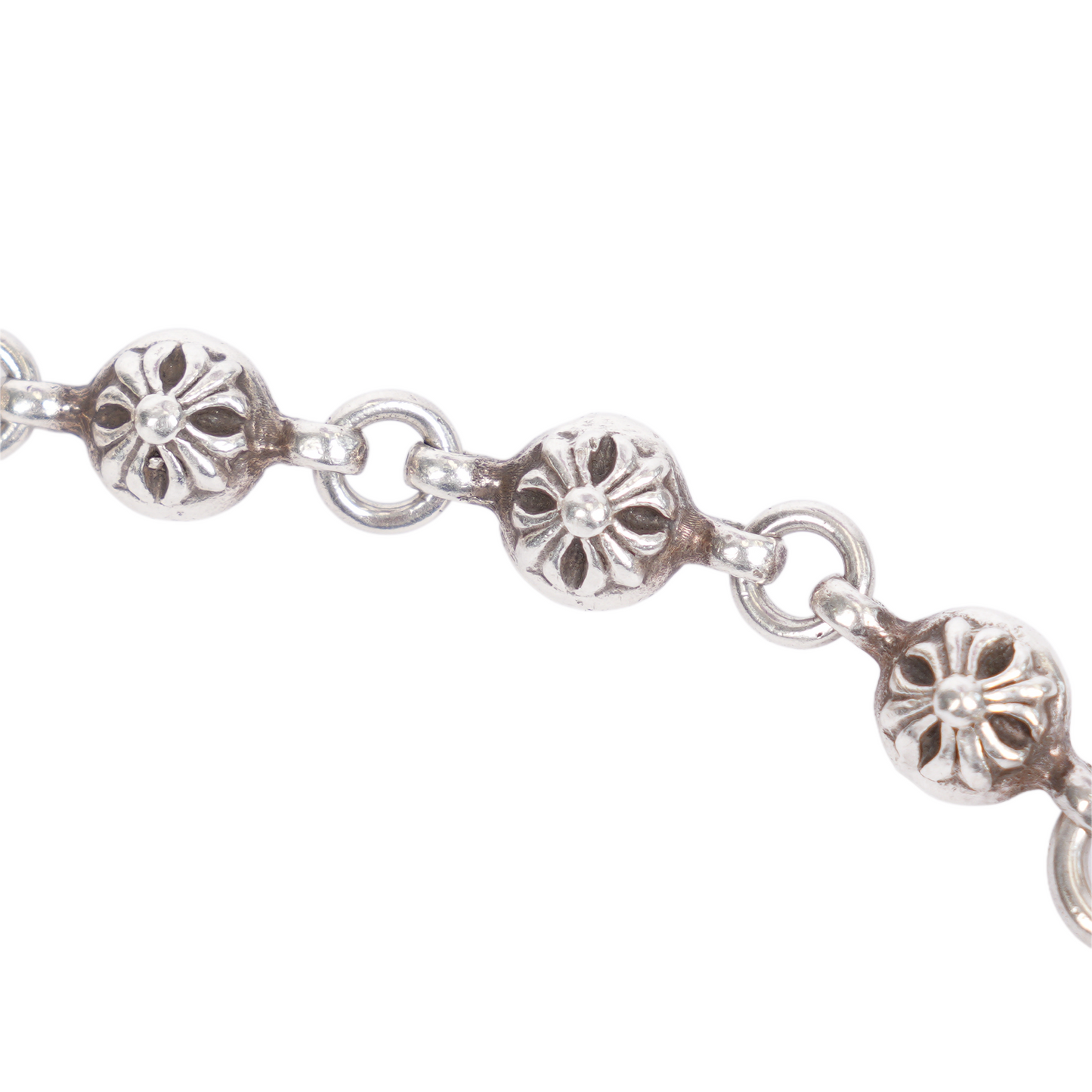 CHROME HEARTS CROSS BALL CHARM BRACELET