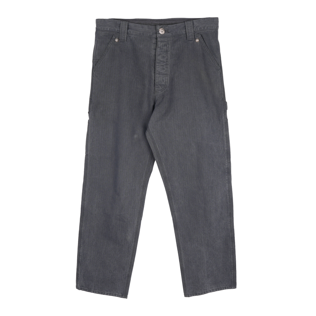 CHROME HEARTS HERRINGBONE CARPENTER PANTS