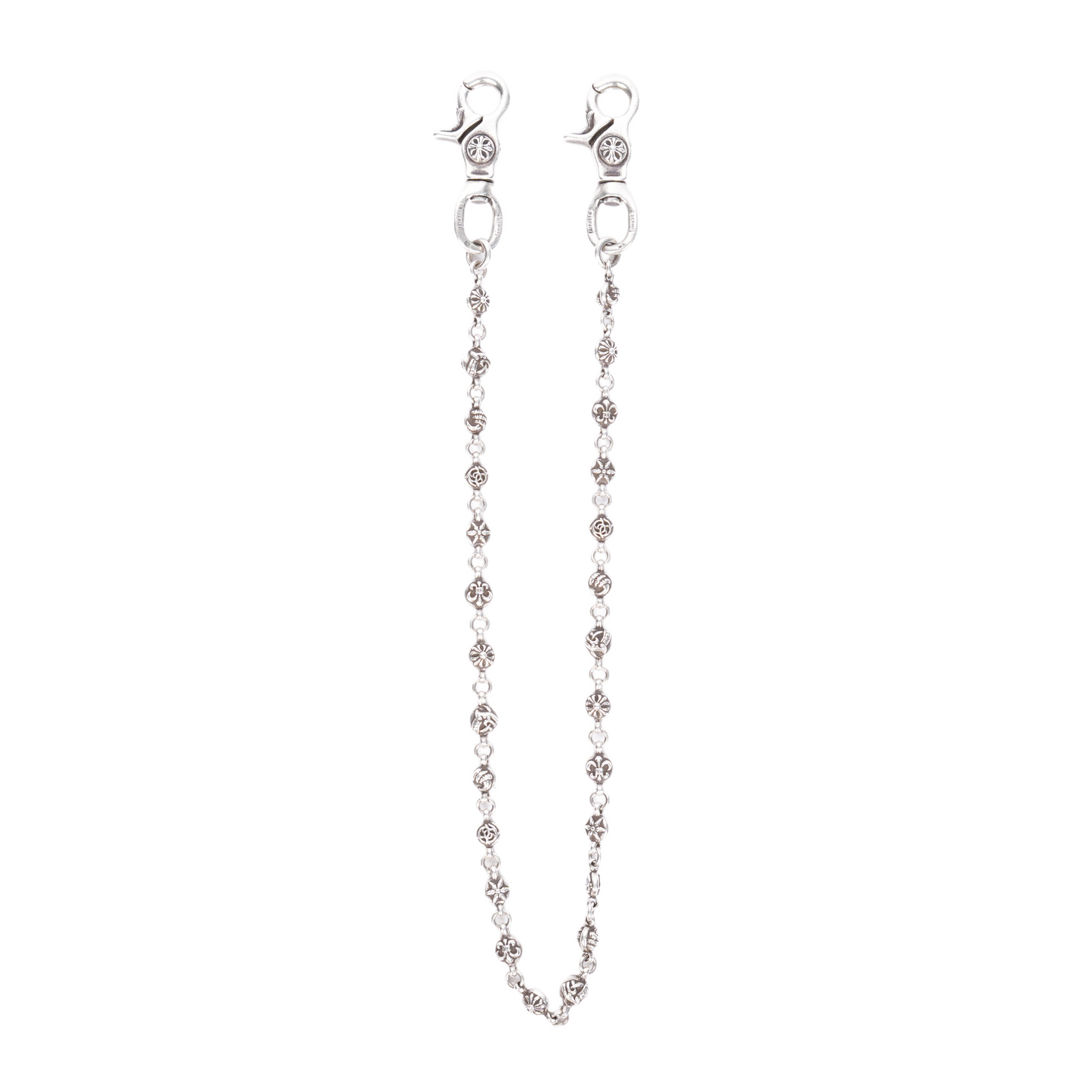 CHROME HEARTS LONG MULTI MOTIF BALL WALLET CHAIN 26 LINK