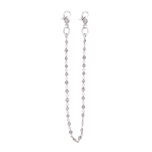 CHROME HEARTS LONG MULTI MOTIF BALL WALLET CHAIN 26 LINK