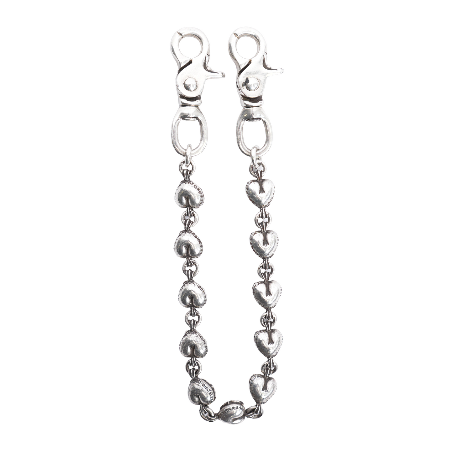 CHROME HEARTS DOUBLE LOBSTER HEART WALLET CHAIN