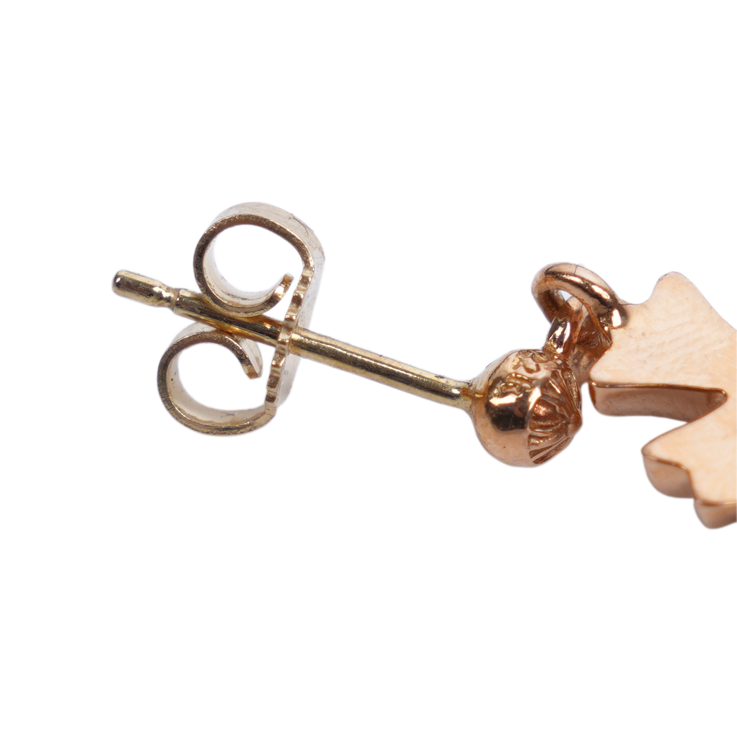 22K CHROME HEARTS TRIPLE CROSS EARRING