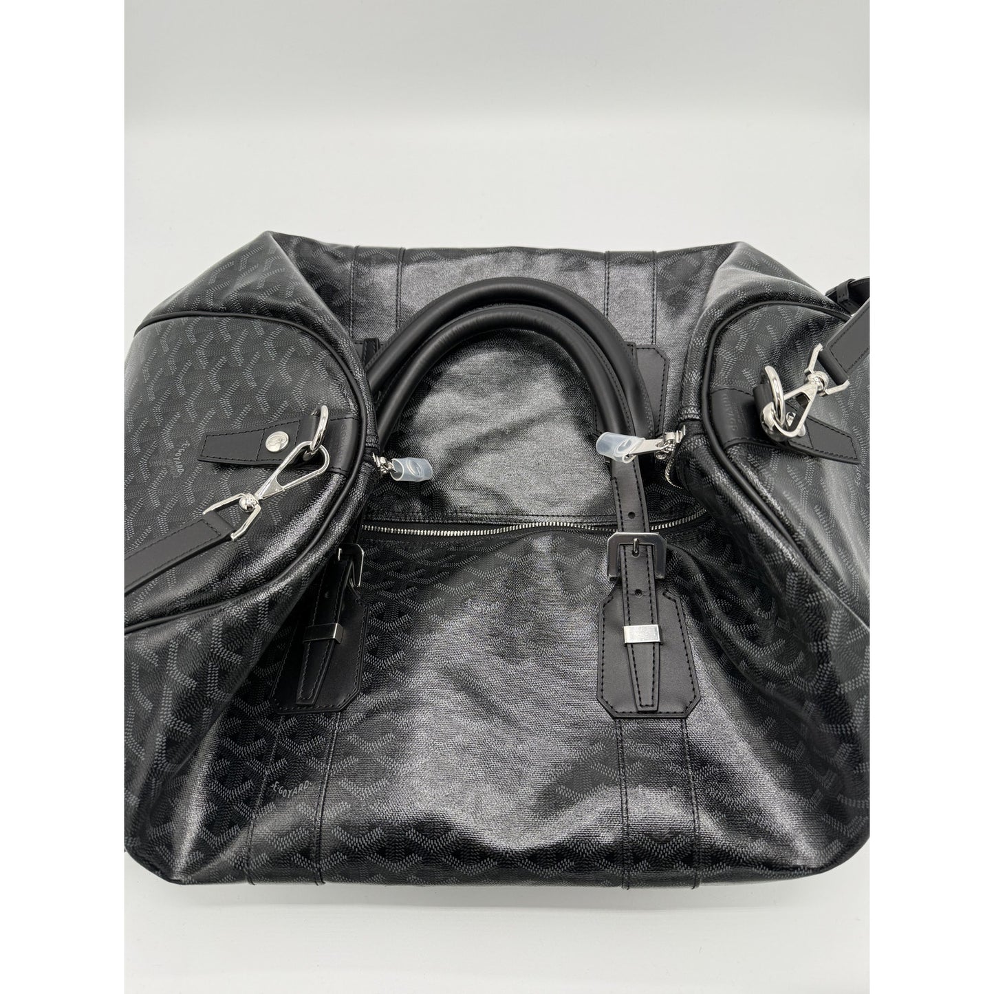 GOYARD BOSTON 50 SAC JET BLACK DUFFLE BACK