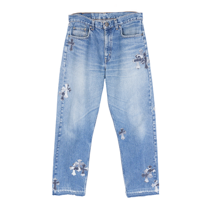 CHROME HEARTS SNOW CAMO 501 LEVI