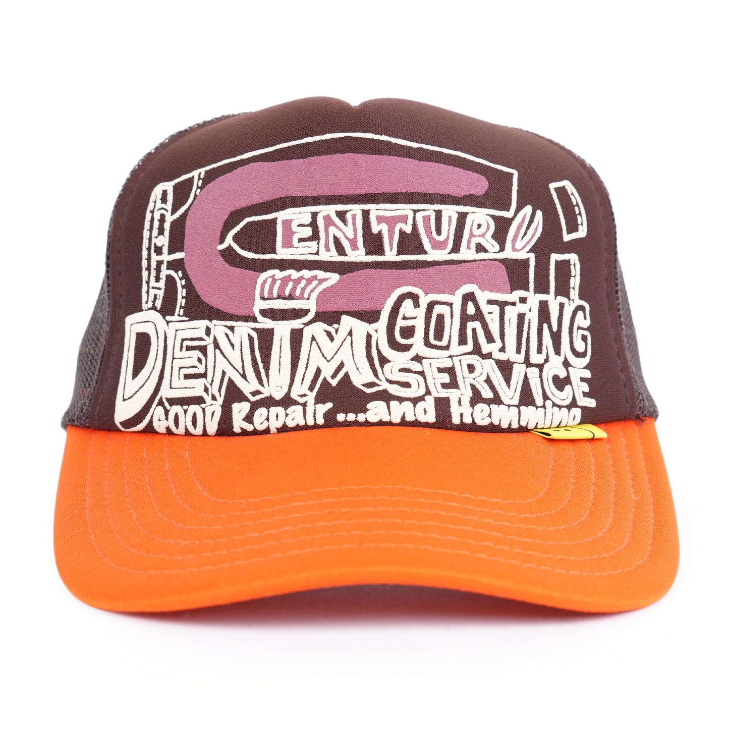 KAPITAL 'CENTURY DENIM COATING' TRUCKER HAT