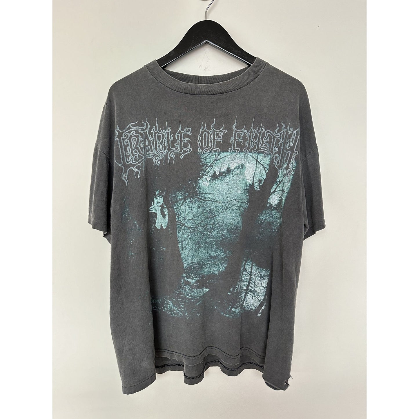 VINTAGE CRADLE OF FILTH FADED GREY BAND TEE