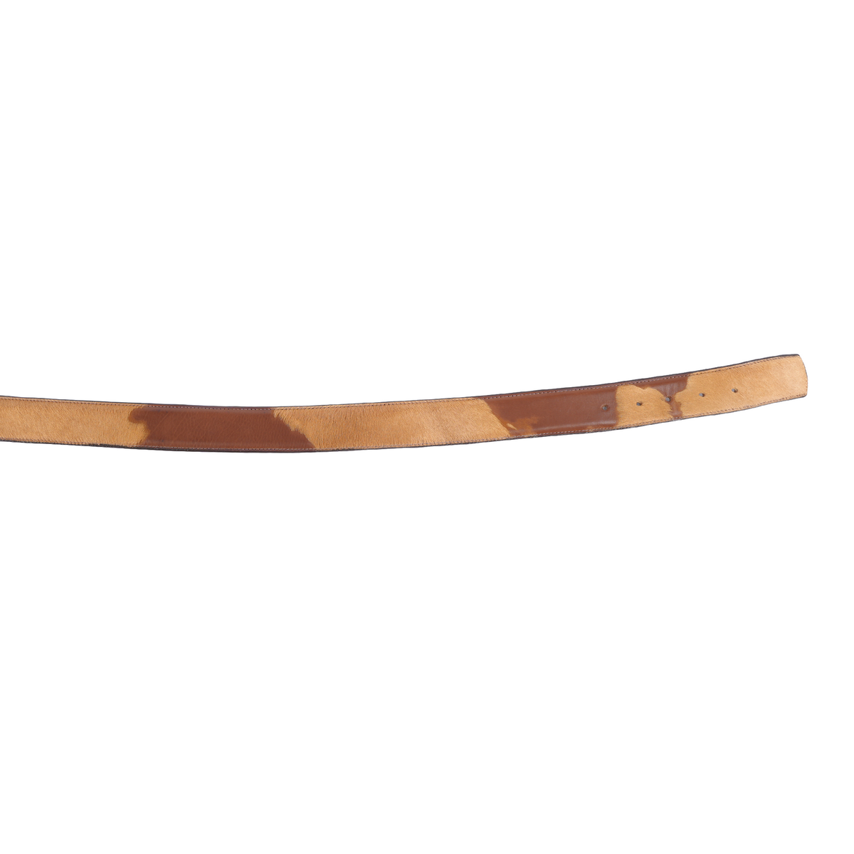 CHROME HEARTS ASPEN EXCLUSIVE BROWN HORSEHAIR GUNSLINGER BELT