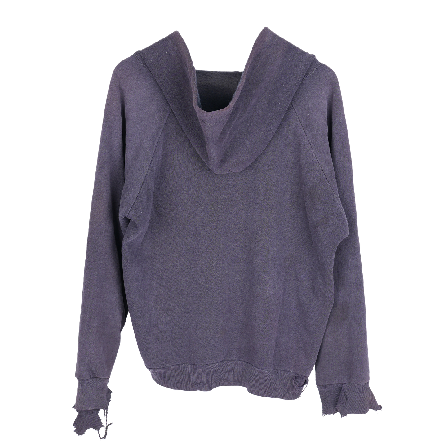 FADED THRASHED 70s PURPLE THERMAL LINED HOODIE