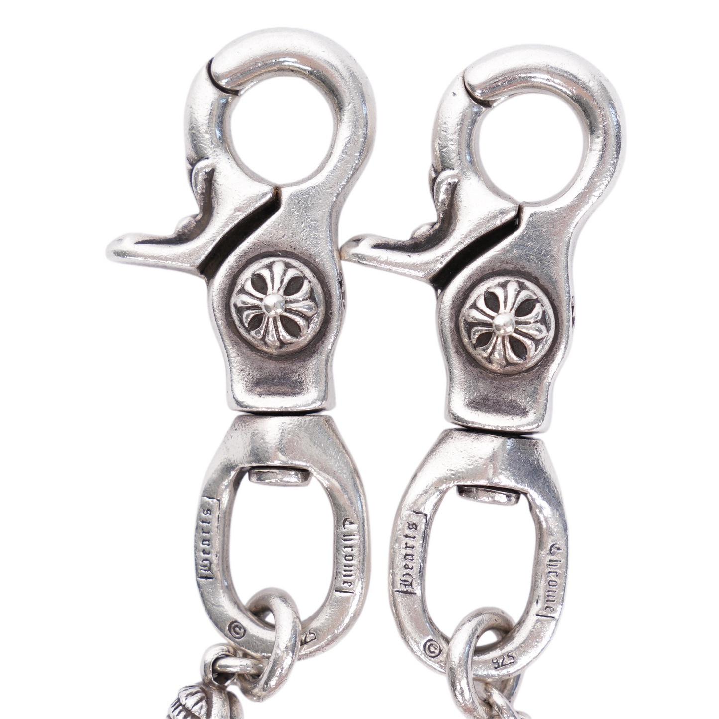CHROME HEARTS LONG MULTI MOTIF BALL WALLET CHAIN 26 LINK