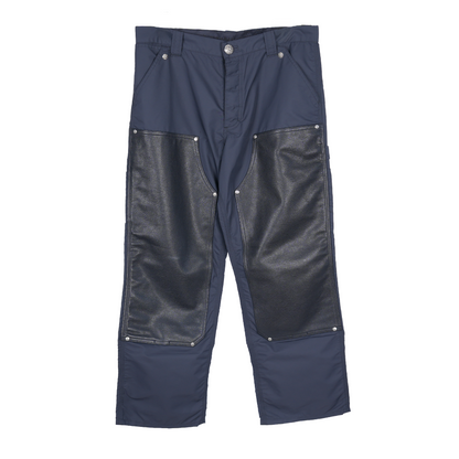 CHROME HEARTS NYLON LEATHER CARPENTER PANTS