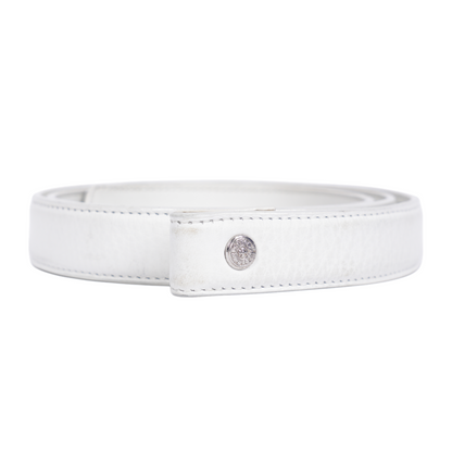 CHROME HEARTS 1 INCH WHITE STRAP