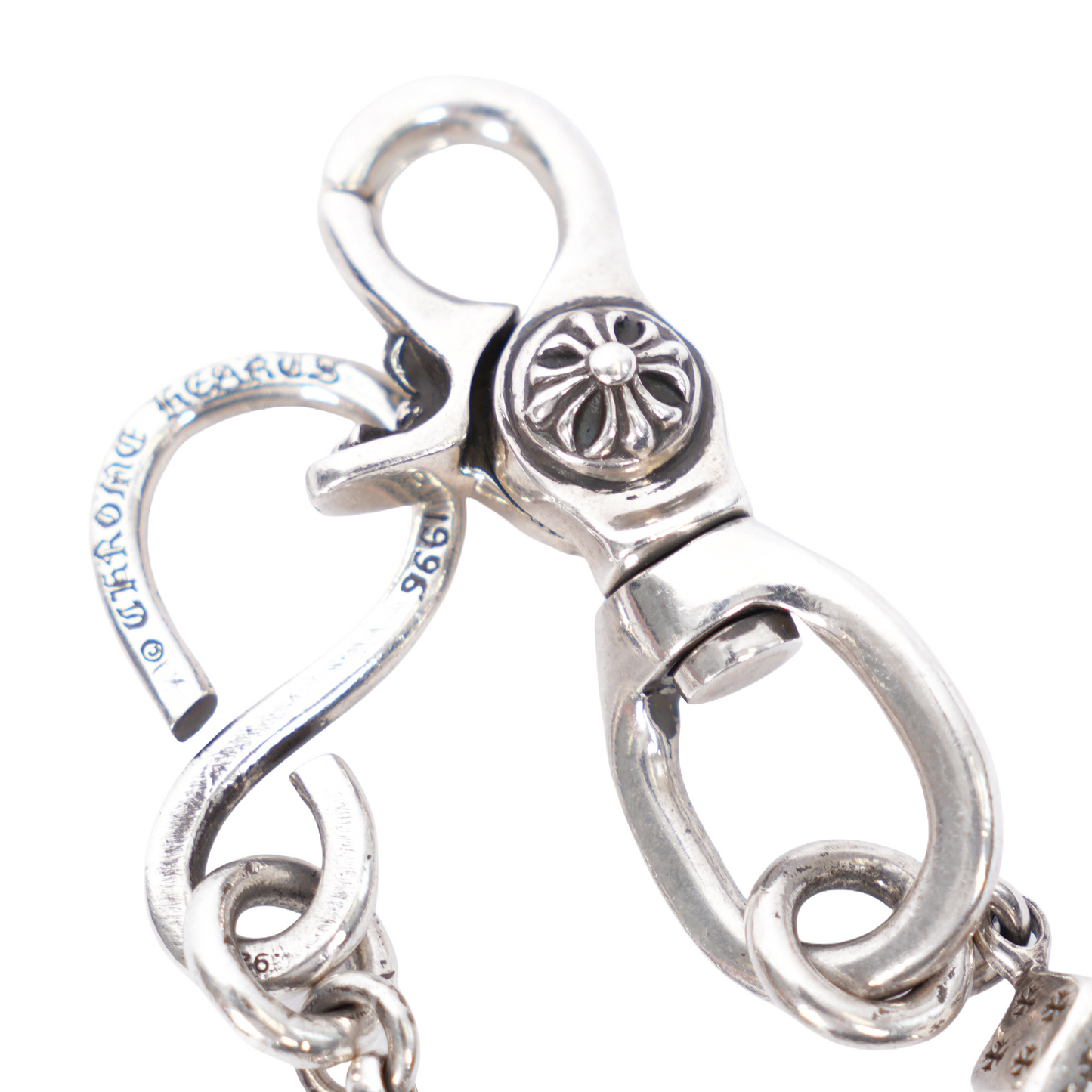 CHROME HEARTS DICE CROSS BALL WALLET CHAIN S-HOOK
