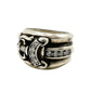 CHROME HEARTS PAVE DIAMOND DAGGER RING SIZE 6