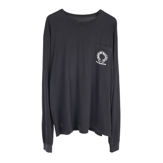 CHROME HEARTS HORSESHOE T-BAR LONG SLEEVE TEE