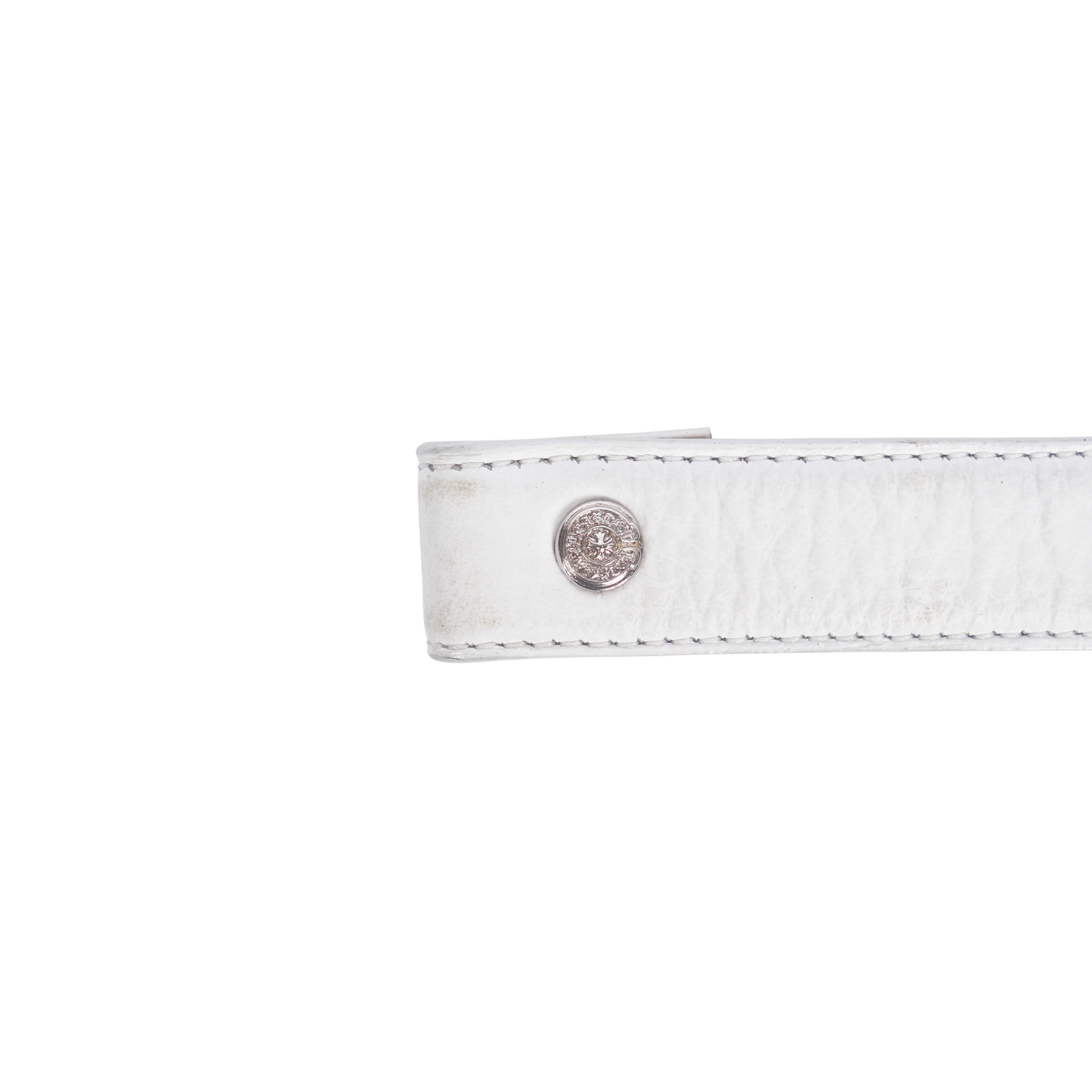 CHROME HEARTS 1 INCH WHITE STRAP