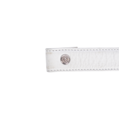 CHROME HEARTS 1 INCH WHITE STRAP