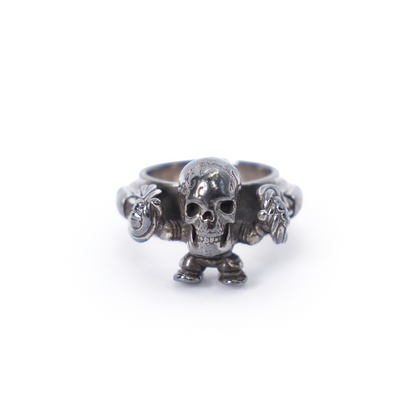 CHROME HEARTS FOTI TEERTER HARRIS SKULL RING